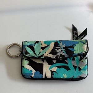Vera Bradley Camofloral Keychain Wallet